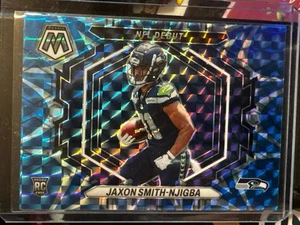 Mosaico Panini Jaxon Smith-Njigba 2023 novato azul mosaico reactivo debut en la NFL ND12 - Imagen 1 de 2