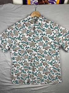 Reyn Spooner Hemd Herren Large Limited Issue Turtles Hawaiian Button Down Aloha - Bild 1 von 12