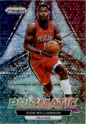 Zion Williamson 2022 - 23 Panini Prizm Prizmatic Fast Break Prizms #15 新奥尔良 — 第 1/2 张图片