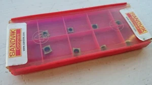 10 Sandvik carbide tips LCMX 02 02 04C-53 1020 ( LCMX020204 C U-drill inserts ) - Picture 1 of 2