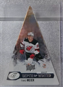 2023-24 Upper Deck Depth of Winter Timo Meier #DW-3 (Die-Cut) - Picture 1 of 2