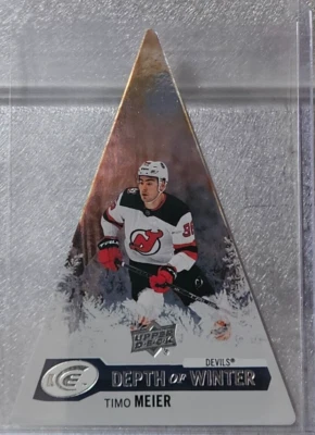 2023-24 Upper Deck Depth of Winter Timo Meier #DW-3 (Die-Cut) - Image 1 of 2