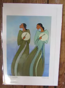 Neu "EARTH'S HEARTBEAT" Kunstkarte von Sioux Künstler Maxine Noel 6"x9" mit Umschlag - Bild 1 von 2