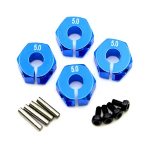 12mm Hex Wheel (4) Hub 5mm Thick for 1/10 Traxxas, Axial, Tamiya, Drift & TC - Picture 1 of 1