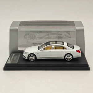 Mercedes Benz Maybach S680 Diecast Models Car Collection Toys White 1:64 Master - Picture 1 of 7