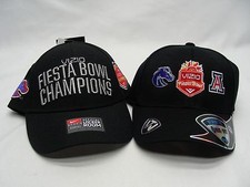 BOISE STATE BRONCOS - LOT OF TWO FIESTA BOWL BALL CAP HATS! 