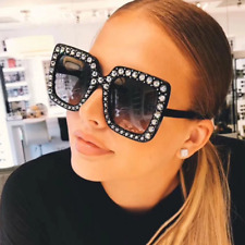 Fashion 2020 Square Women Sunglasses Hue Vintage Retro Rimless Eyewear UV400