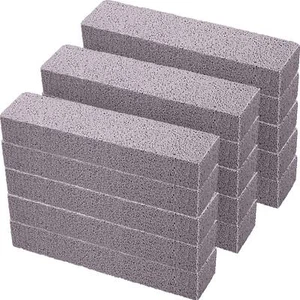 20 Pcs Pumice Stones Scouring Pads for Removing Toilet Bowl Ring Kitchen Grill - Picture 1 of 7