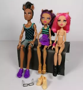 Monster High Pack of Trouble Clawd Howleen Clawdeen Wolf Familie Set gebraucht LESEN - Bild 1 von 19