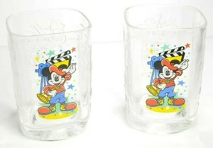 Mickey Mouse*Walt Disney World*McDonald 2000 MILLENNIUM 2 Glasses Movie Director - Picture 1 of 9