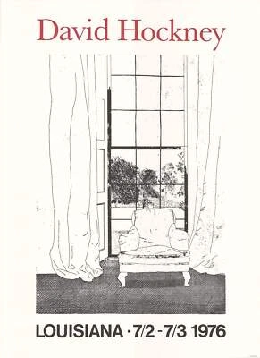 David Hockney Hogar de "Cuentos de hadas de Grimm" 33,5" x 21,25" Litografía 1976 Pop Foto 1 de 4