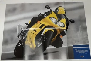 TRIUMPH Motorcycles Poster Sales Brochure 2002 TT600 Bonneville TIGER Daytona ++ - Picture 1 of 3