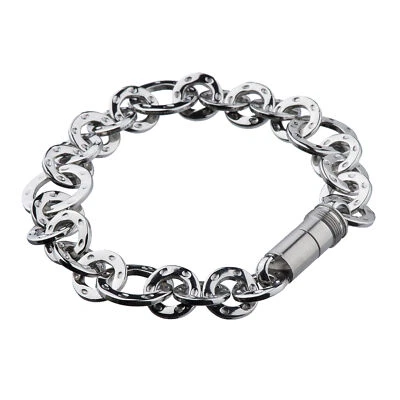 Ernstes Design Edvita Armreif A82 Edelstahl rund Armband 19 20 21cm Neu - Bild 1 von 3