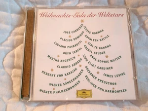 CHRISTMAS GALA WORLD STARS CD DOMINGO PAVAROTTI CARRERAS BATTLE NORMAN OPERA - Picture 1 of 4