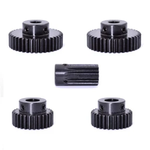 45# Steel Spur Gear 1 Mod 12-42T Blackened Pinion Transmission Gears for Motor - Picture 1 of 8