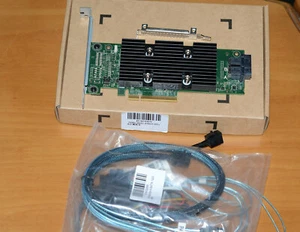 NEW PERC H330 PCI RAID 12G DELL POWEREDGE SERVER + 2pieces 8643 to 4SATA - Picture 1 of 10