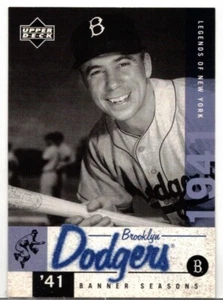 Pee Wee Reese 2001 Upper Deck Legends of New York - Picture 1 of 1