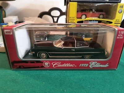 cadillac eldorado 1973 anson 1 18 nera in scatola originale  - Immagine 1 di 4