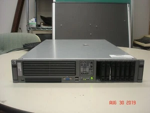 AP332A HP DL385 G5 NONSTOP SERVER 2.1GHZ QC 4GB AH597BX SC44GE 2 x 1000W PSU - Picture 1 of 9