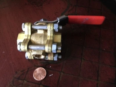 vatios latón inoxidable alta presión válvula bola tipo bloqueo tipo 6800 1/2 npt  Foto 1 de 4