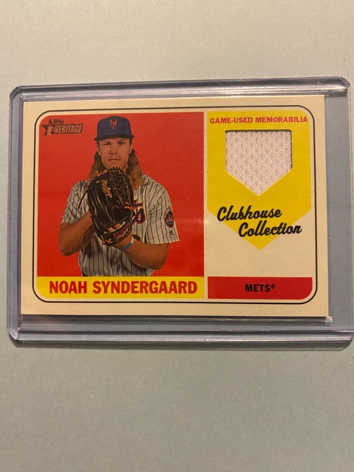 A20,927- 2018 Topps Heritage Clubhouse Collection Jersey #CCRNS Noah Syndergaard - Image 1 of 1