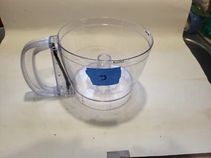 Black + Decker FP1600b FP1800b Food Processor Work Bowl Used Workbowl Plastic 3 - Picture 1 of 3