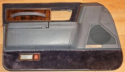 1982 1983 LLINCOLNCONTINENTAL OEM ПЕРЕДНЯЯ ДВЕРНАЯ ПАНЕЛЬ СО СТОРОНЫ ВОДИТЕЛЯ - СИНИЙ - Изображение 1 из 4