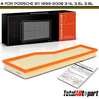 New Engine Air Filter for Porsche 911 1999-2008 H6 3.4L 3.6L 3.8L 99711013200 - Image 1 of 4