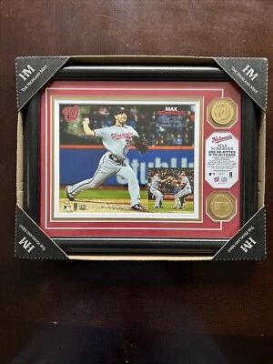 Max Scherzer No Hitter 10/3/15 National vs Mets Edición Limitada #11 Highland MT Foto 1 de 4