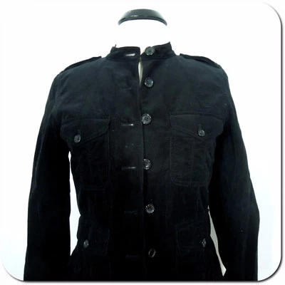 Chaqueta CALVIN KLEIN para mujer talla 8 negra forrada de pana Foto 1 de 4