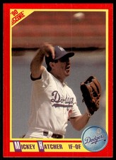 1990 Score Mickey Hatcher Los Angeles Dodgers #359