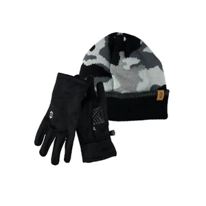 NWT Free Country Boys Hat & Glove Set Black Camo L/XL - Picture 1 of 1