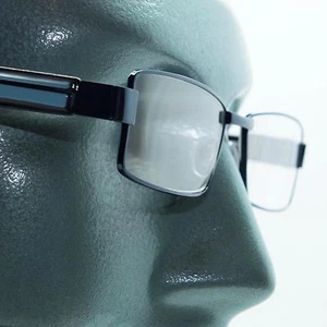 Reading Glasses Super Hi Tech Metro Metal Frame Jazz Aqua Black Detail +2.25 - Picture 1 of 4