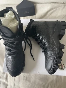 Moncler Womens Black Hiking Boots Size, 5 US - Picture 1 of 10