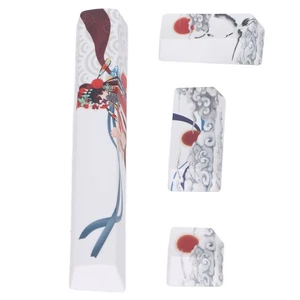 4x PBT Keycap Chinese National Drama Pattern Five Sides Sublimation Custom Ke CT - Picture 1 of 24
