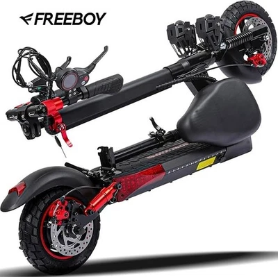 Freeboy Electric Scooter 48v 800W For Adult 10"Off Road Fat Tires Fast Speed US - Image 1 of 4