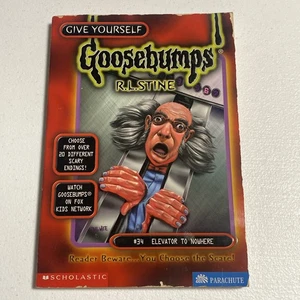 GIVE YOURSELF GOOSEBUMPS #34 ELEVATOR TO NOWHERE 1ST FIRST PRINT R.L. STINE - Picture 1 of 14