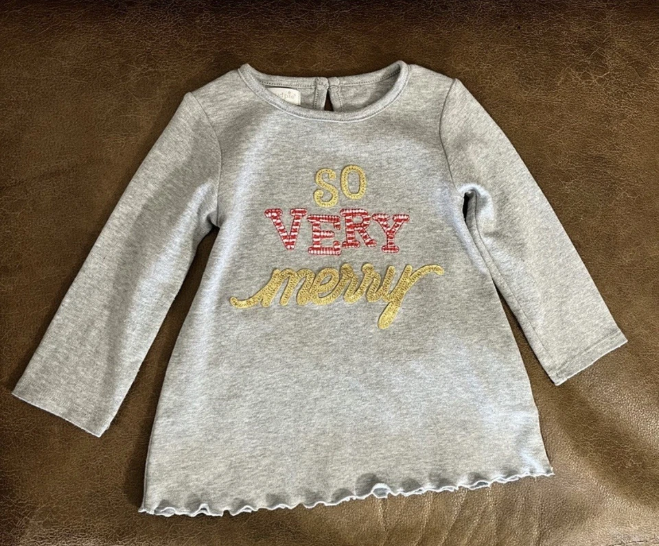 Túnica Mudpie So Very Merry Christmas Talla 2T/3T Foto 1 de 4