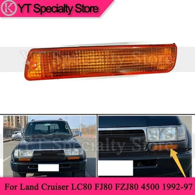 LH Fog light  Fog lamp For Toyota Land Cruiser LC80 FJ80 FZJ80 4500 1992-1997 — 第 1/4 张图片