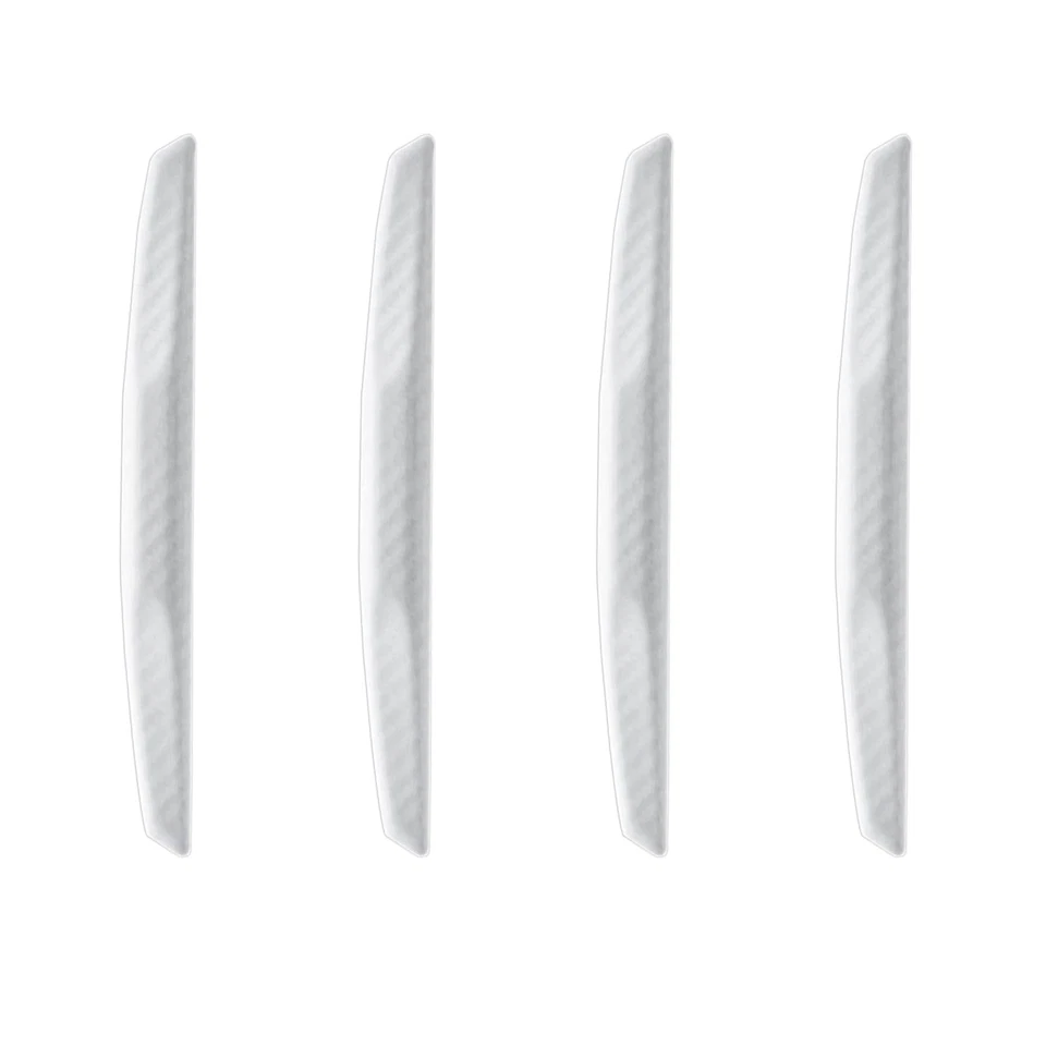 WORCAS 4 件装白色硅胶汽车门边护罩防撞  — 第 1/4 张图片