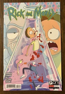 Cómic Oni Press Rick and Morty #3 2015 segunda impresión impresión baja casi nuevo fotos - Imagen 1 de 3