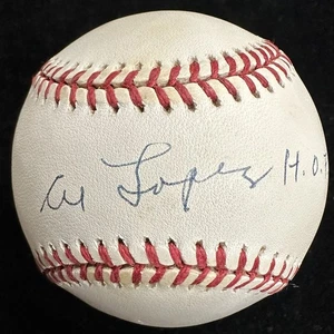Baseball firmato Al Lopez HOF 77 JSA - Foto 1 di 5