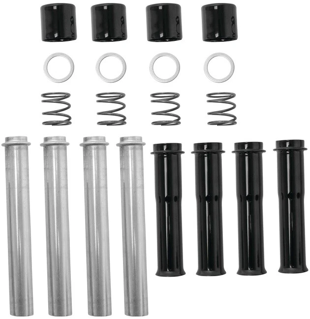 Kit de cubierta de varilla de empuje S&S negro brillante #930-0124 Harley Davidson Foto 1 de 1
