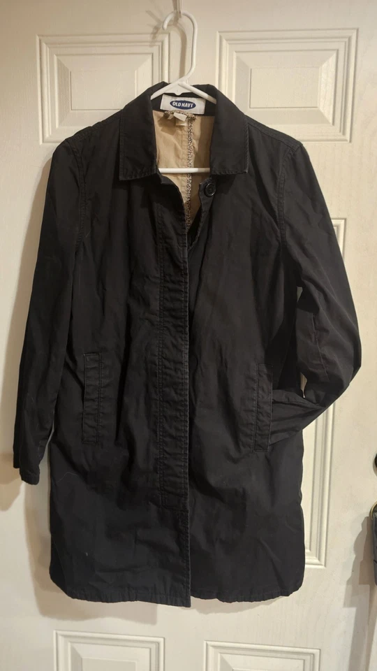 Women's Old Navy Black Coat Size Small - Image 1 of 4