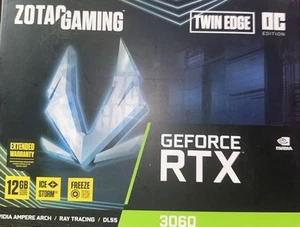 ZOTAC GAMING GeForce RTX 3060 Twin Edge OC 12GB GDDR6 Grafikkarte - schneller Versand - Bild 1 von 5