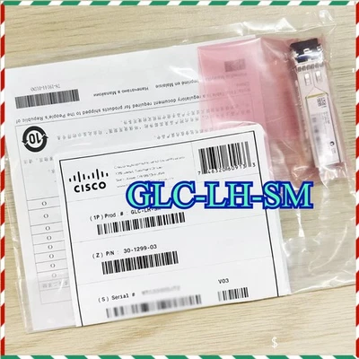 Cisco GLC-LH-SM  SFP LX/LH 1G 1310nm 10km SMF LC Transceiver Module GBIC New - Image 1 of 2
