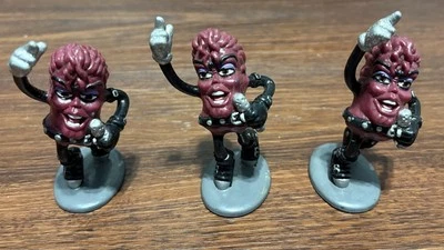 Lote de 3 bonecos Michael Jackson California Raisins Applause números 1-1-3 - Imagem 1 de 4