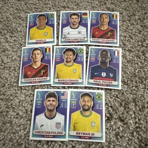 FIFA Soccer World Cup QATAR 2022 STARS Panini Stickers White Border - Picture 1 of 2