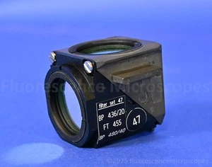 Juego de filtros Zeiss 47 cubo de filtro dicroico para microscopio de fluorescencia BP 436/20 - Imagen 1 de 1