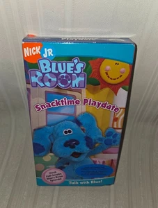 Blue’s Clues Blue’s Room Snacktime Playdate VHS Video Tape Nick Jr. PROMO - Picture 1 of 4